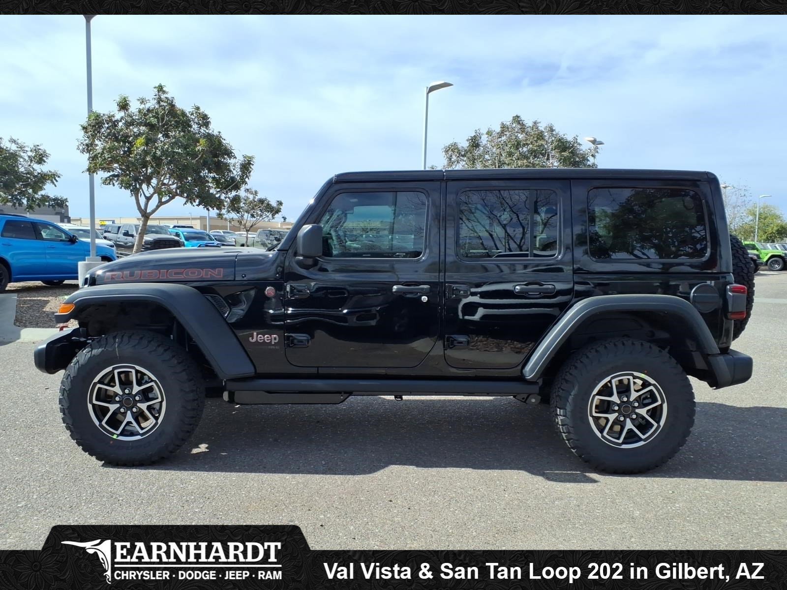 New 2026 Black Clear-Coat Exterior Paint Jeep Rubicon image 3