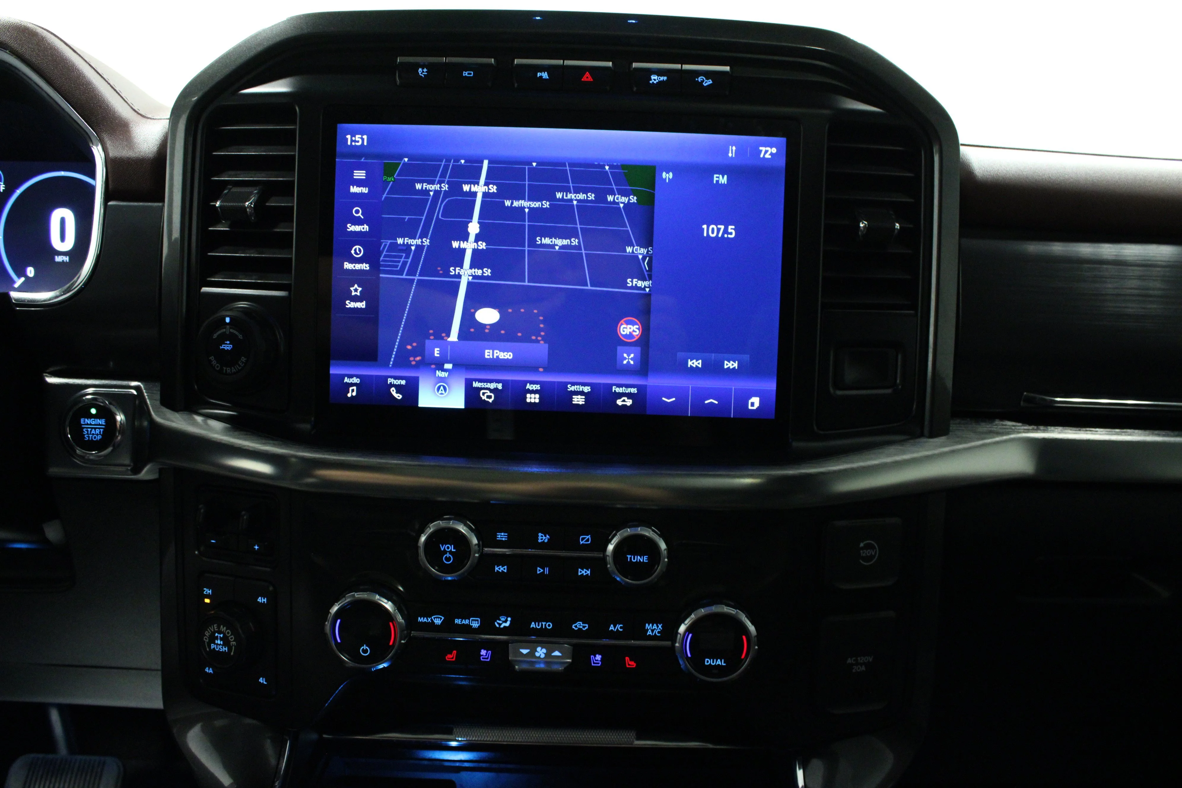 Used 2021 Carbonized Gray Metallic Ford LARIAT image 23