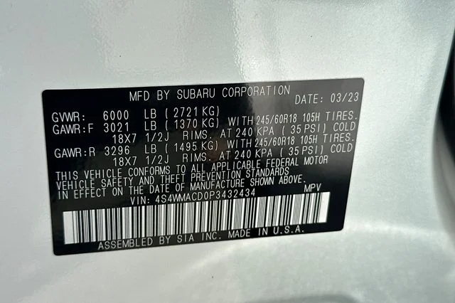 Used 2023 White Subaru Premium image 35
