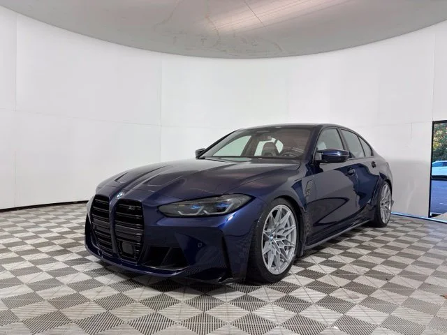 Used 2024 Tanzanite Blue II Metallic BMW Competition image 3