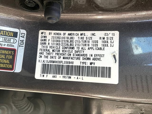 Used 2015 Gray Honda LX image 9