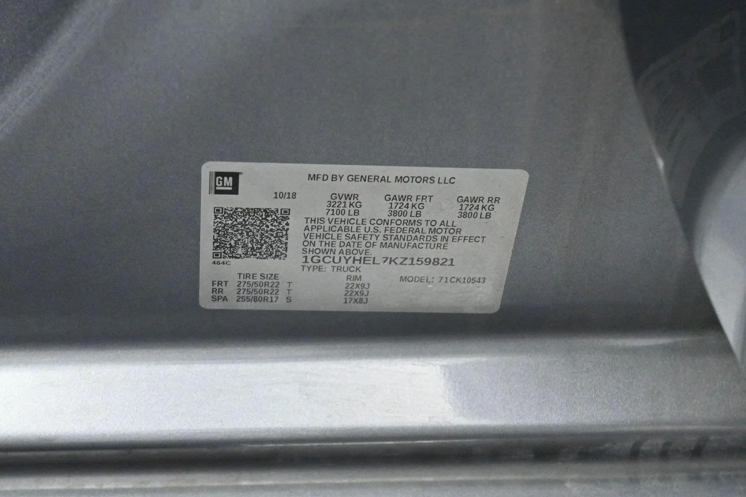 Used 2019 Satin Steel Metallic Chevrolet High Country image 41