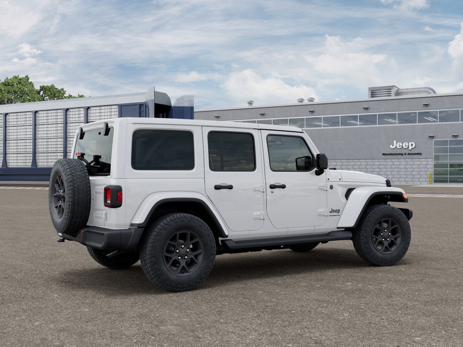 New 2027 Bright White Clear-Coat Paint Jeep Sport S image 4