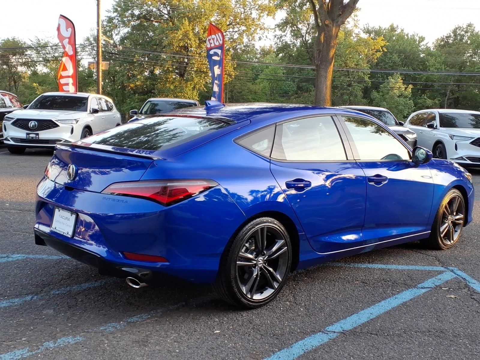 Certified Used 2025 Apex Blue Pearl  Acura A-SPEC image 4
