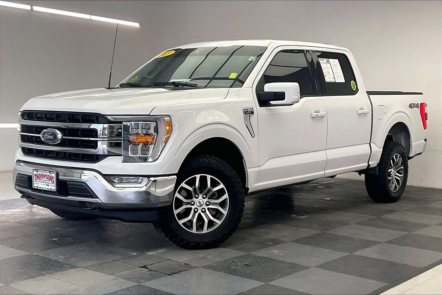 Used 2021 Oxford White Ford Lariat image 12