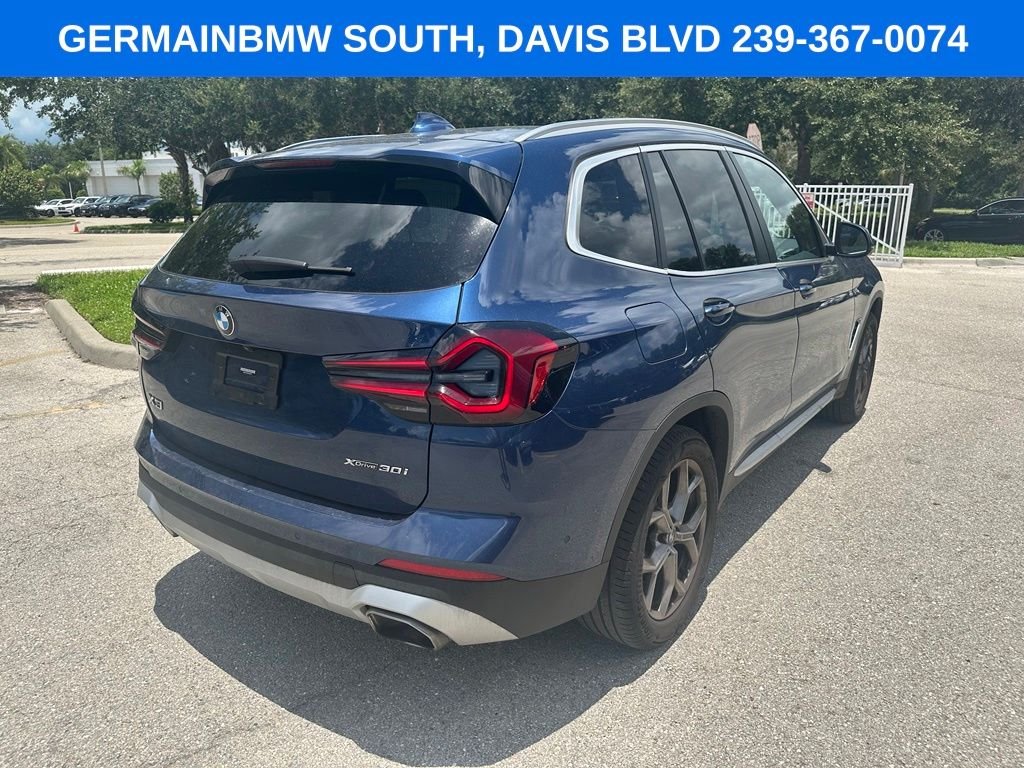 Certified Used 2023 Blue Metallic BMW xDrive30i image 5