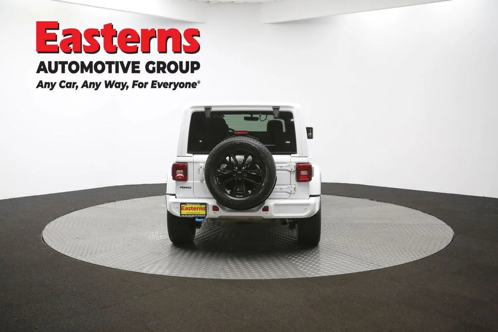 Used 2021 White Jeep Unlimited Sahara High Altitude 4xe image 37