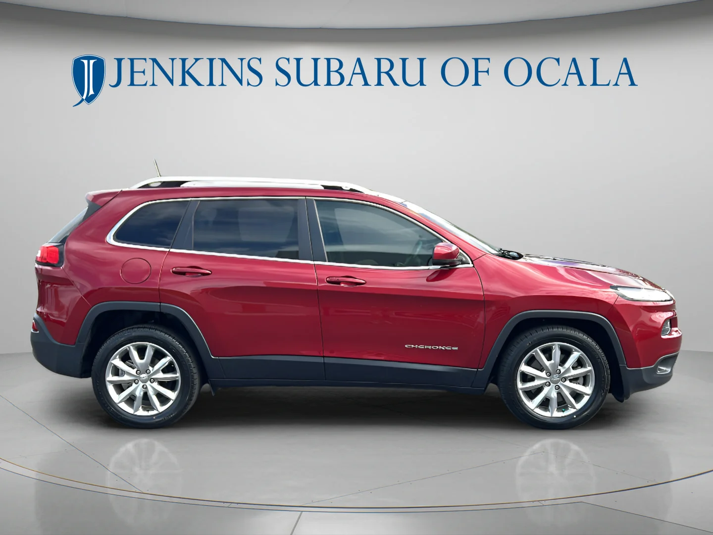 Used 2016 Deep Cherry Red Crystal Pearlcoat Jeep Limited image 2