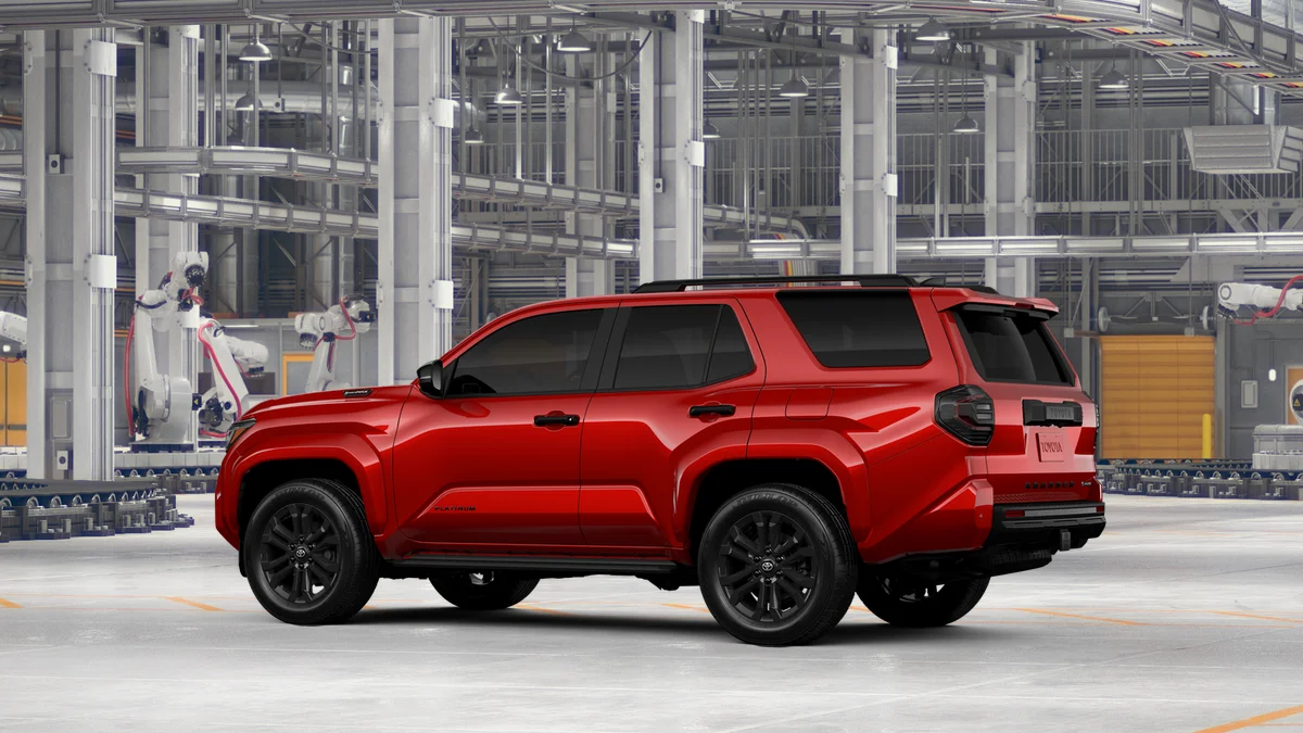 New 2026 Supersonic Red Toyota Platinum image 5
