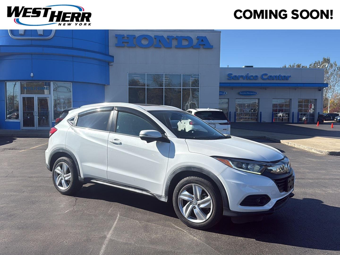 Used 2019 Platinum White Pearl Honda EX image 1