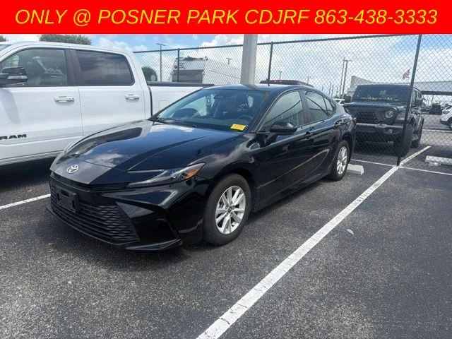 Used 2025 Black Toyota LE image 2