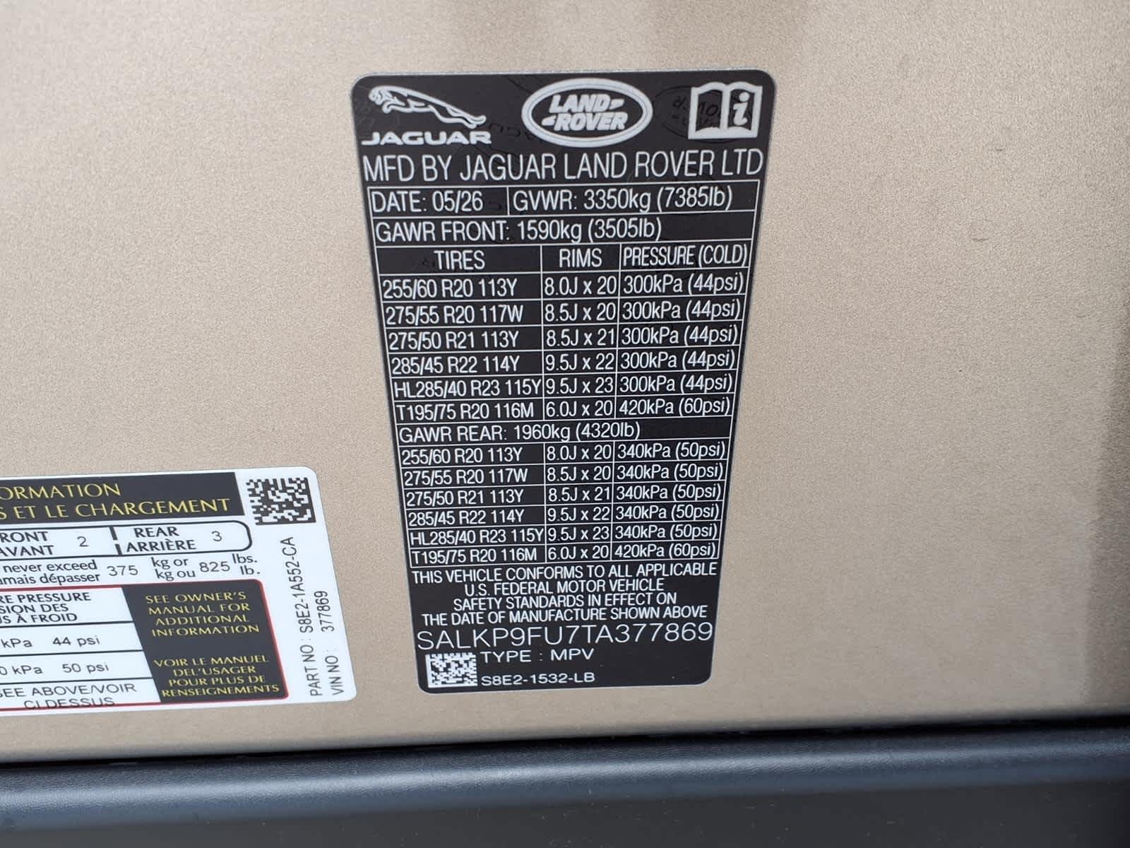New 2026 Batumi Gold Land Rover SE image 24
