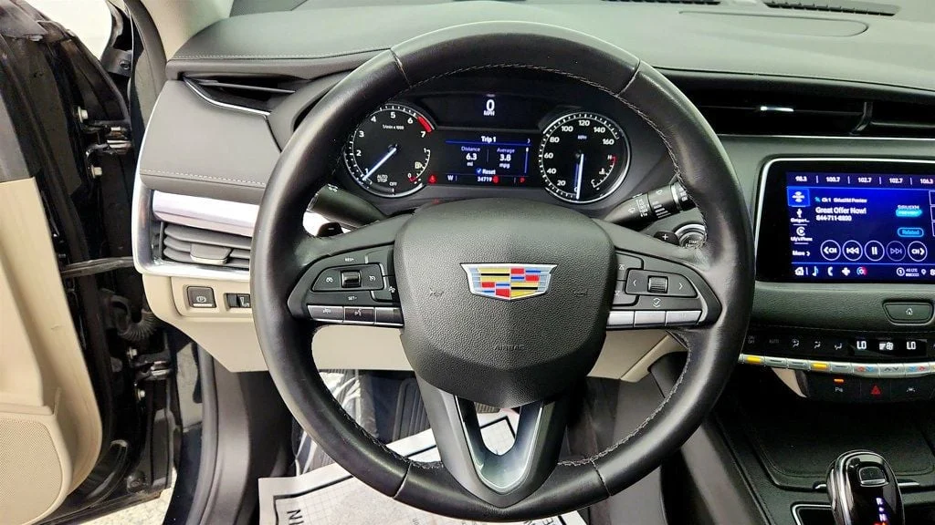 Used 2023 Stellar Black Metallic Cadillac FWD 4dr Luxury w/ Driver Awareness Package image 12