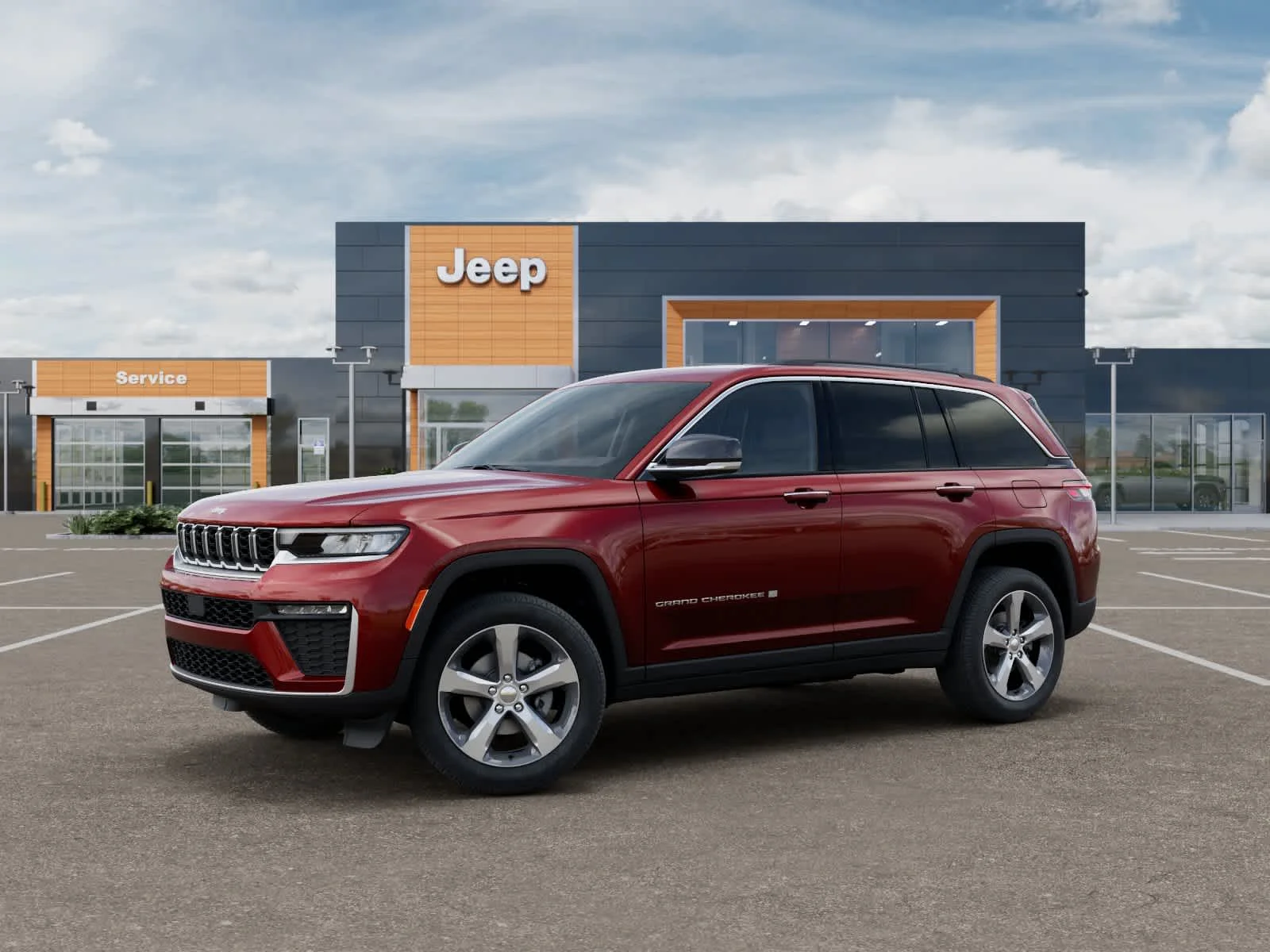 New 2026 Velvet Red Pearlcoat Jeep Limited image 2