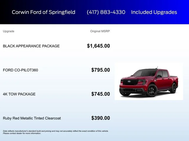 New 2026 Ruby Red Metallic Tinted Clearcoat Ford XLT image 5
