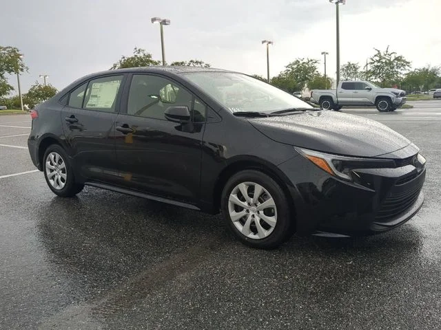 New 2026 Midnight Black Metallic Toyota Hybrid LE image 2
