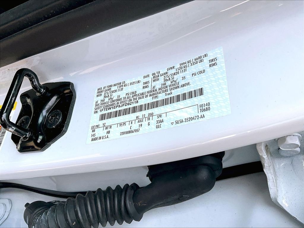 Used 2018 White Ford Lariat image 36