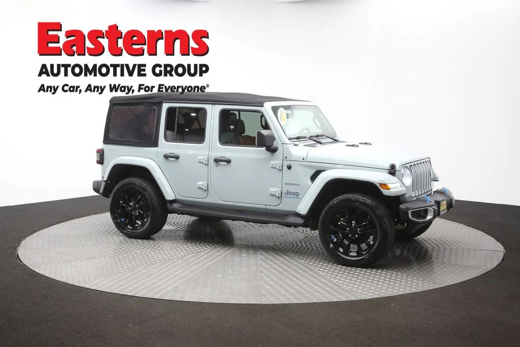 Used 2023 Gray Jeep Sahara 4xe image 47