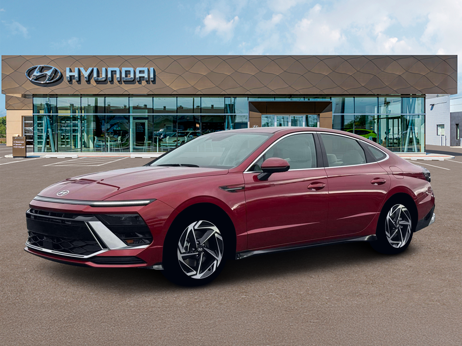 New 2026 Ultimate Red Hyundai SEL Sport image 2