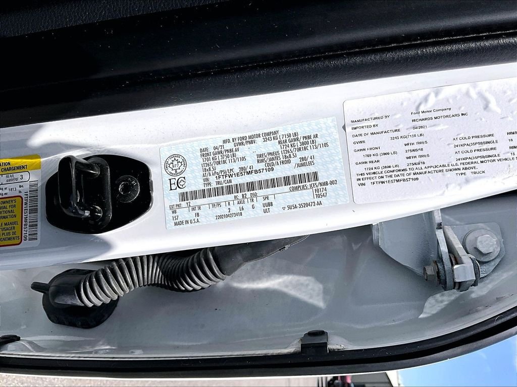 Used 2021 White Ford XLT image 36