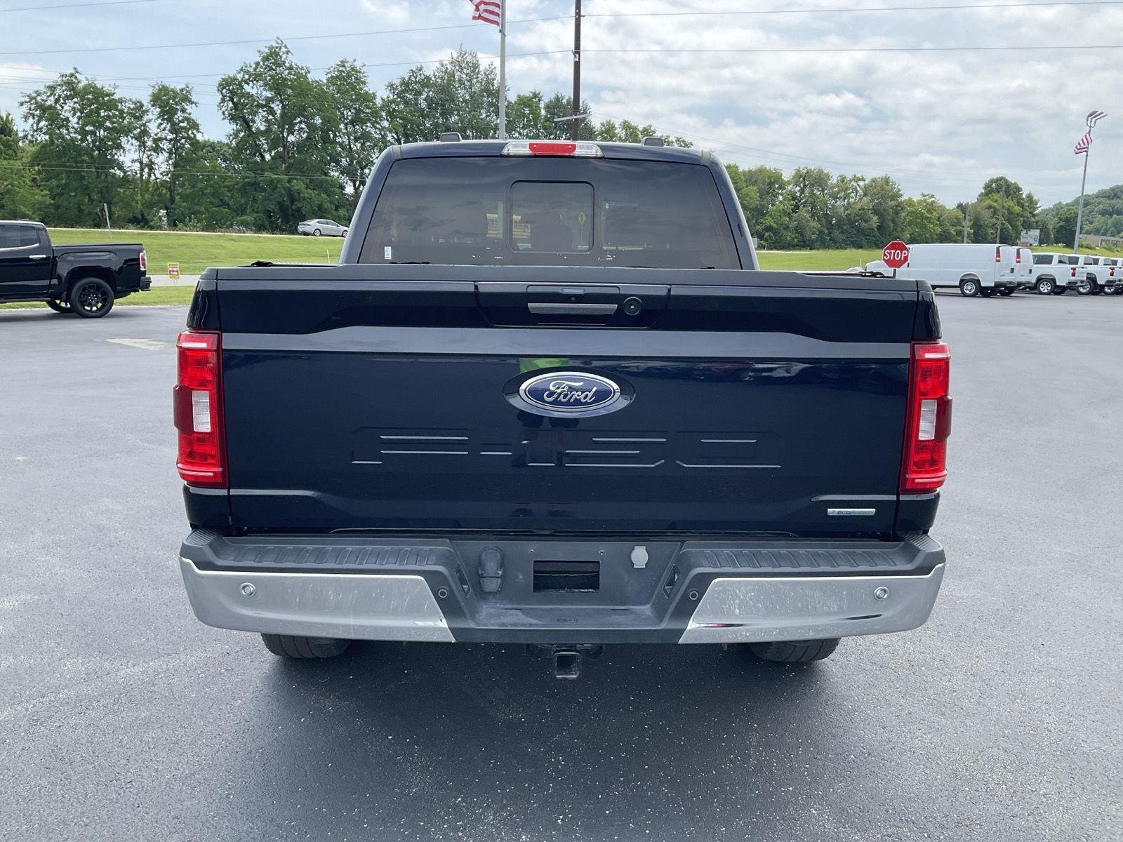 Used 2023 Antimatter Blue FORD XLT 4WD SUPERCREW 5.5