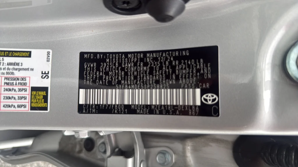 Used 2025 Silver Toyota LE image 23