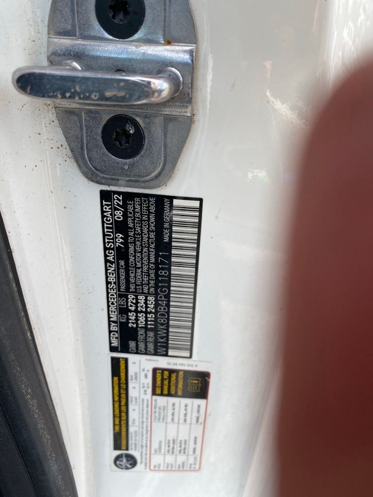 Certified Used 2023 MANUFAKTUR Diamond White Metallic Mercedes-Benz C 300 image 3