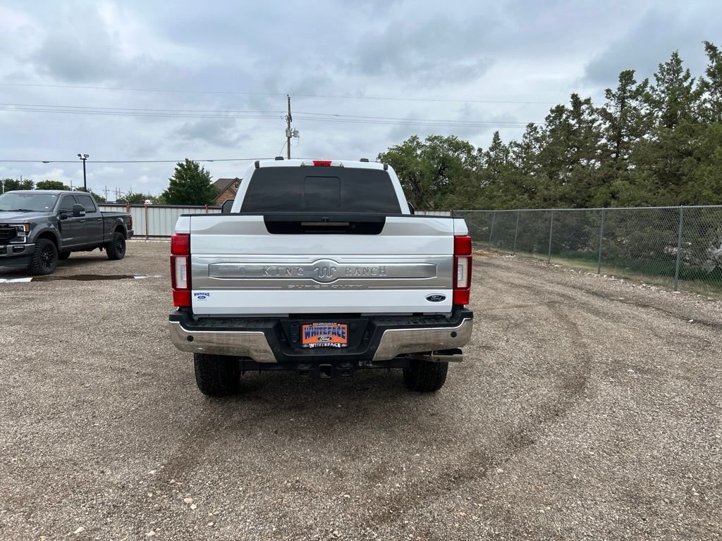 Used 2022 Oxford White Ford King Ranch image 5