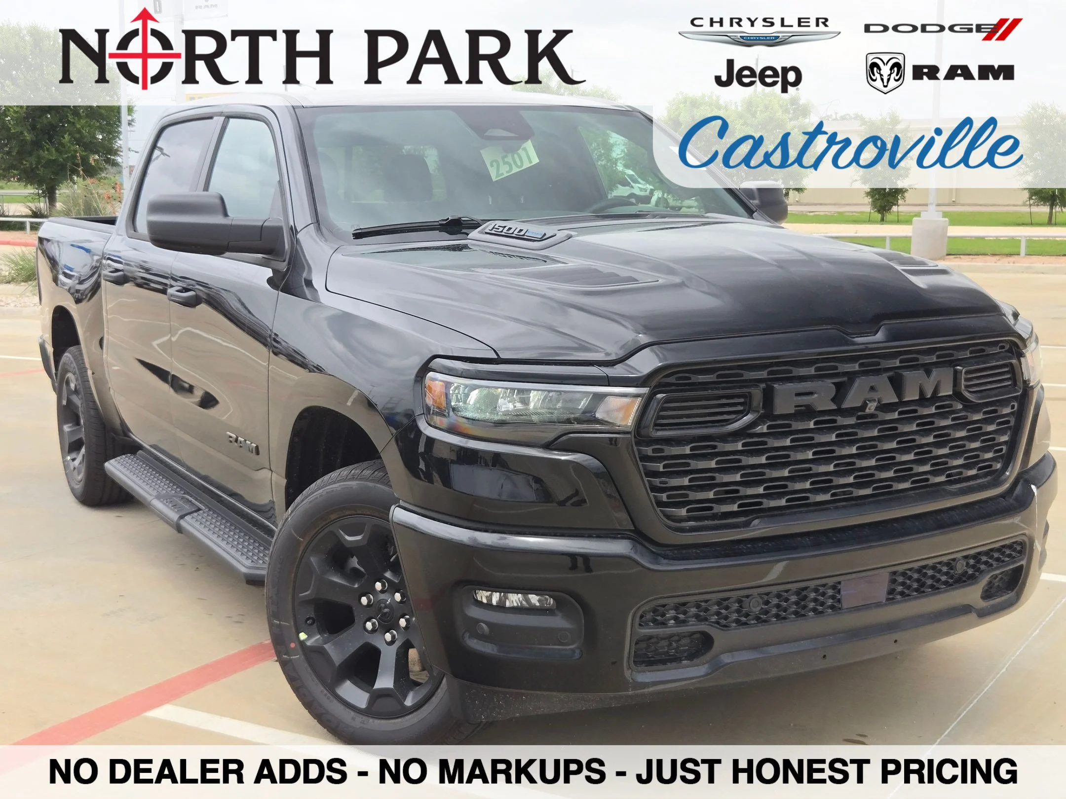 New 2026 Diamond Black Crystal Pearlcoat RAM Express image 1