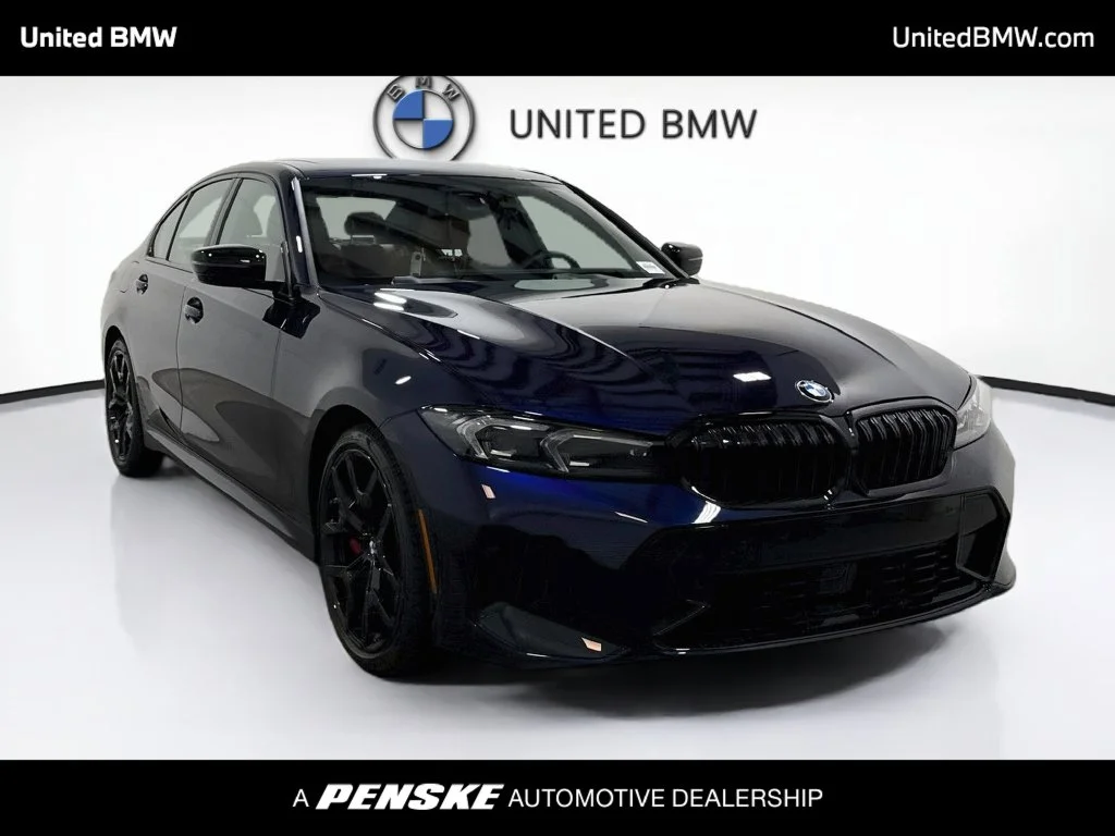 New 2026 Tanzanite Blue II Metallic BMW 330i xDrive image 3