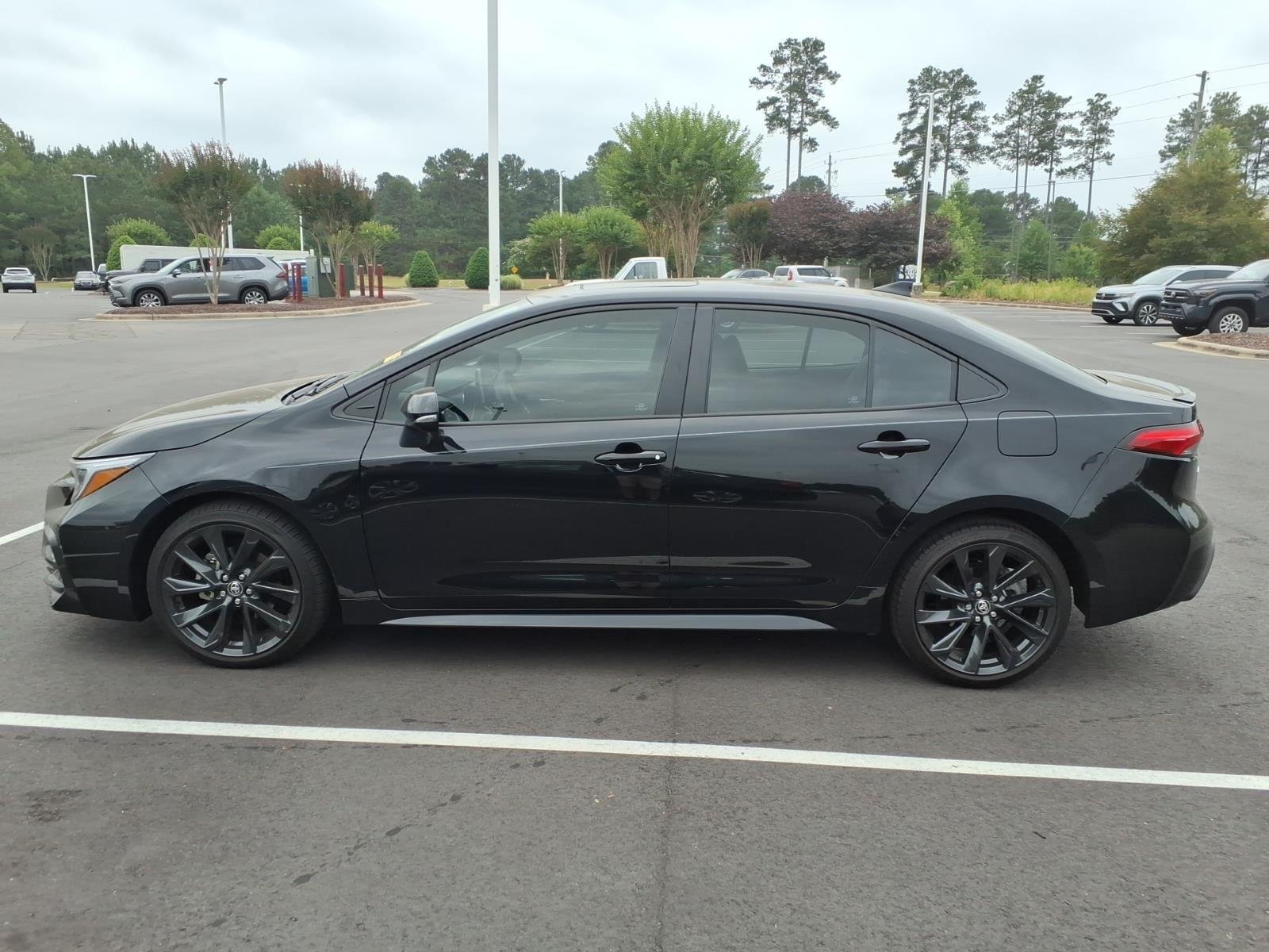 Used 2023 Midnight Black Metallic Toyota XSE image 2