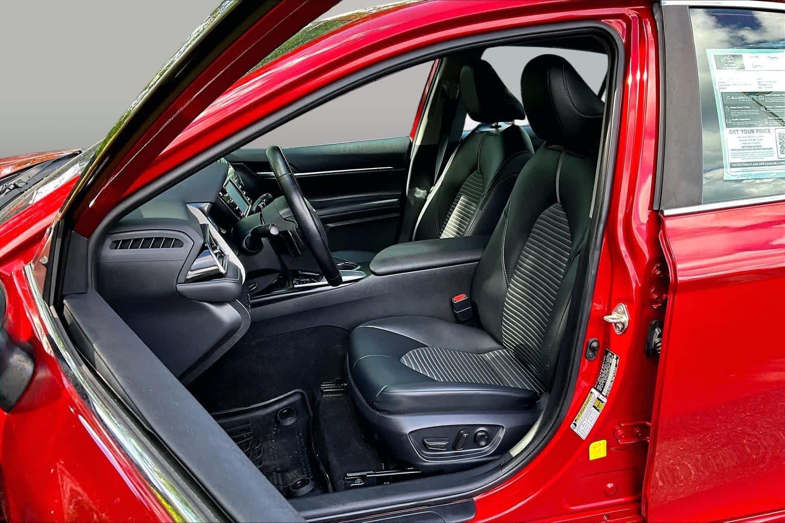Certified Used 2019 Super Sonic Red Toyota SE image 9