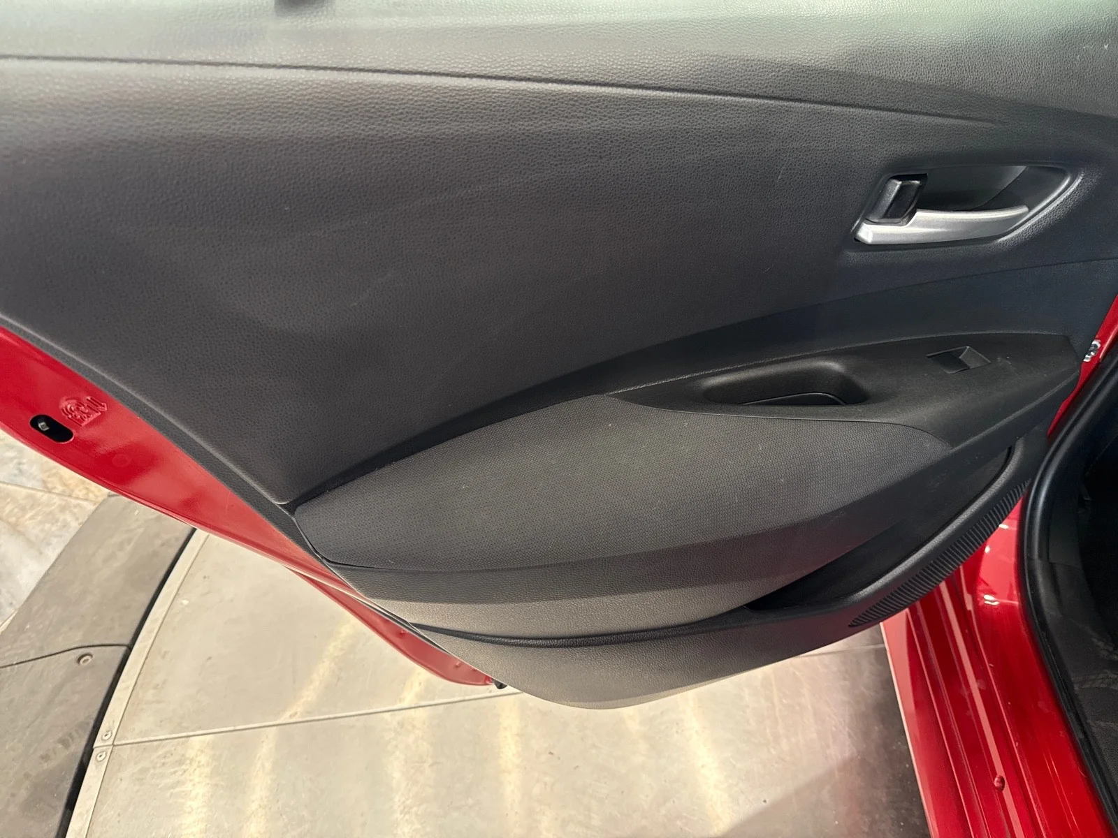 Used 2021 Barcelona Red Metallic Toyota LE image 35