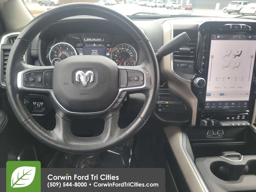 Used 2024 Diamond Black Ram Laramie image 3