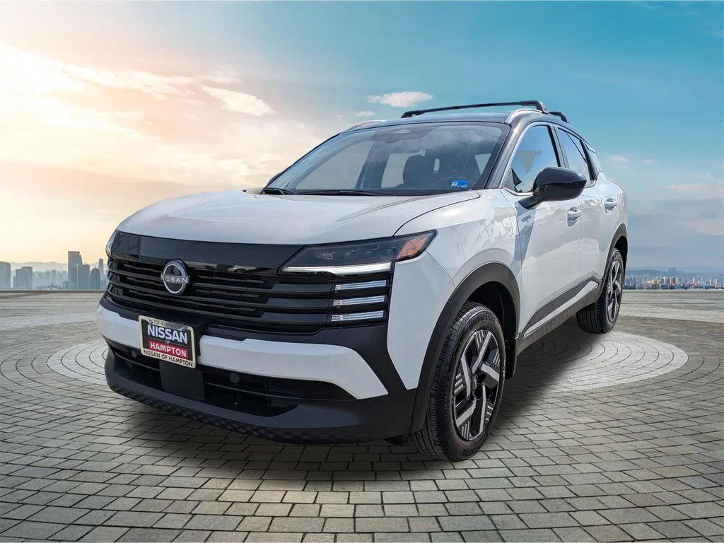 New 2026 Aspen White TriCoat / Super Black Two-tone Nissan SV image 8