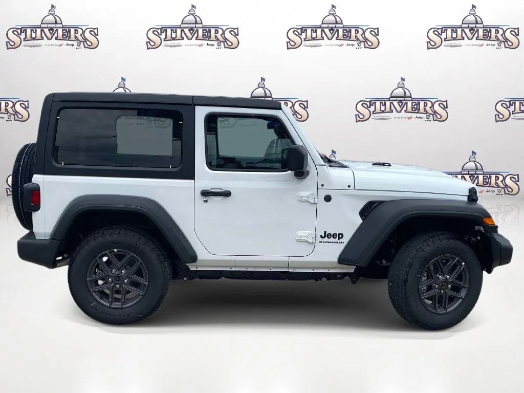 New 2026 Bright White Clear-Coat Exterior Paint Jeep Sport S image 6