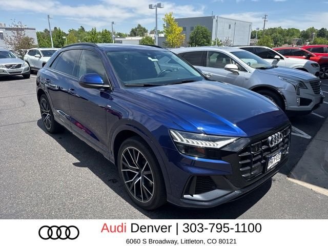 Used 2021 Blue Audi 55 Premium Plus image 2