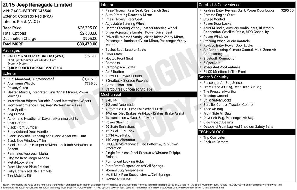 Used 2015 Red Jeep Limited image 7