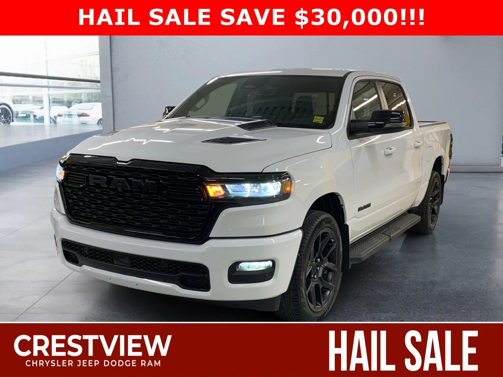 New 2026 Bright White Ram Sport image 1