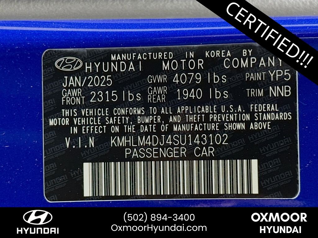 2025 Hyundai Elantra Blue - Photo 29