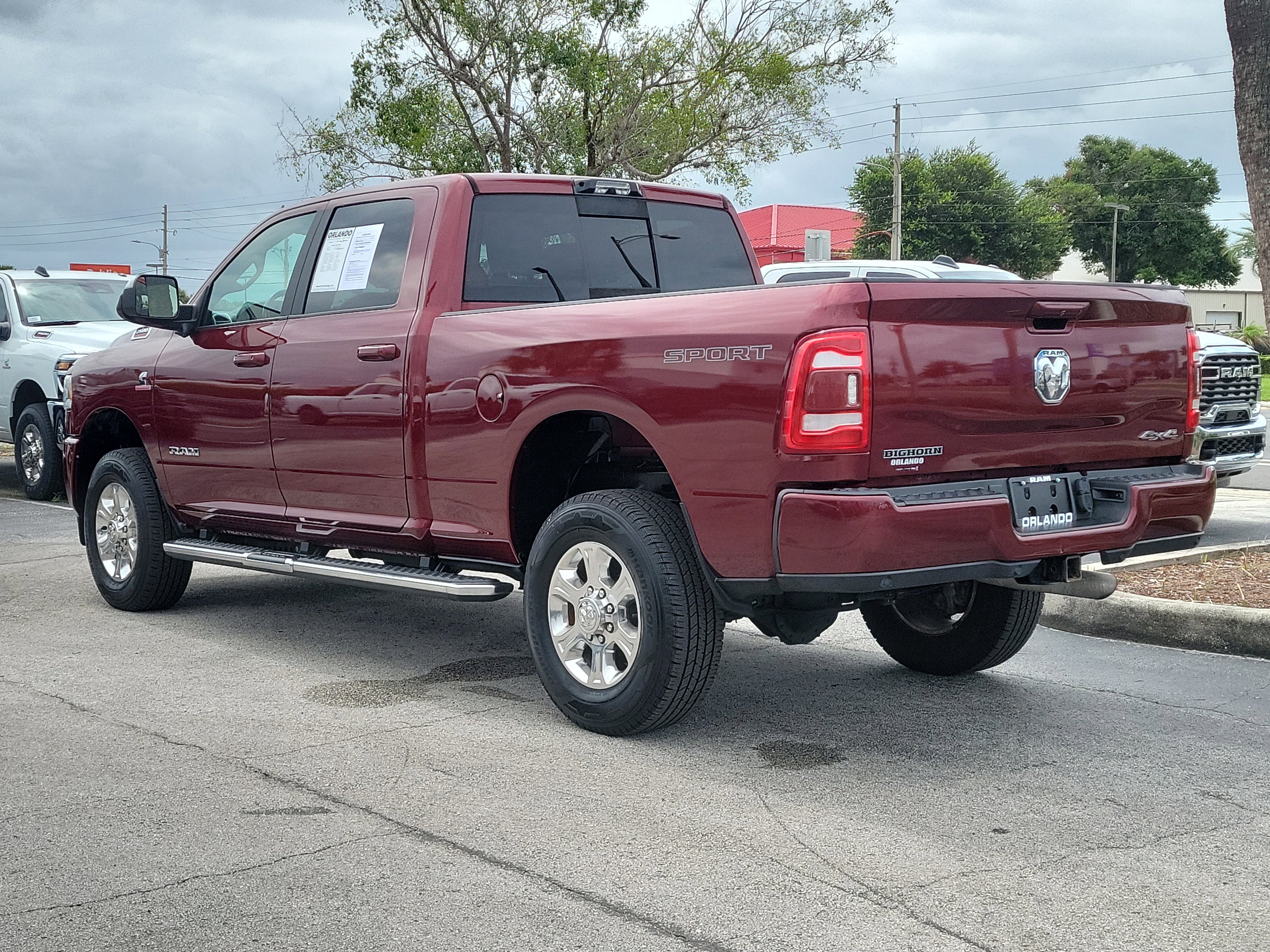 Used 2021 Delmonico Red Pearlcoat Ram Big Horn image 4