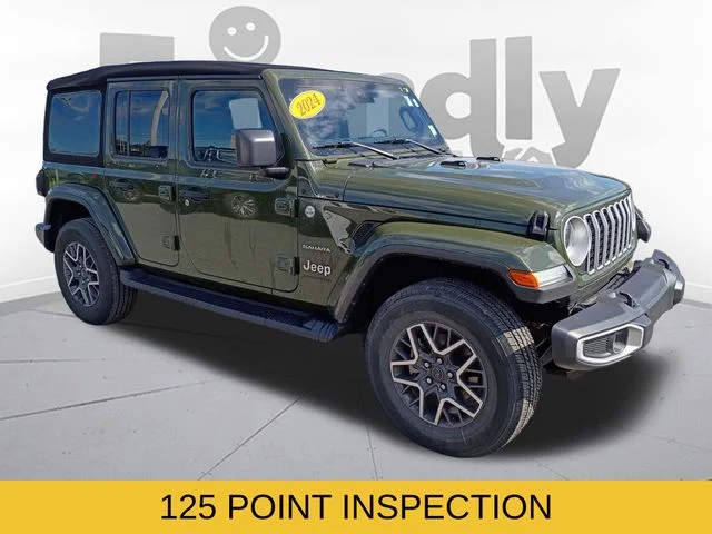 Used 2024 Green Jeep Sahara image 5