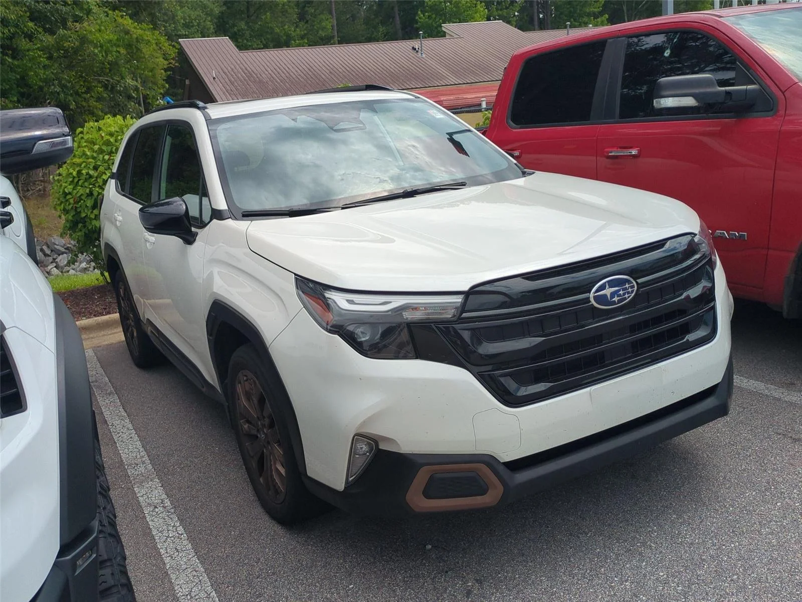 Used 2025 Crystal White Pearl Subaru Sport image 3