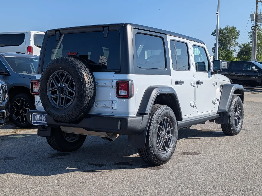 Used 2024 Bright White Clearcoat Jeep Sport RHD image 3