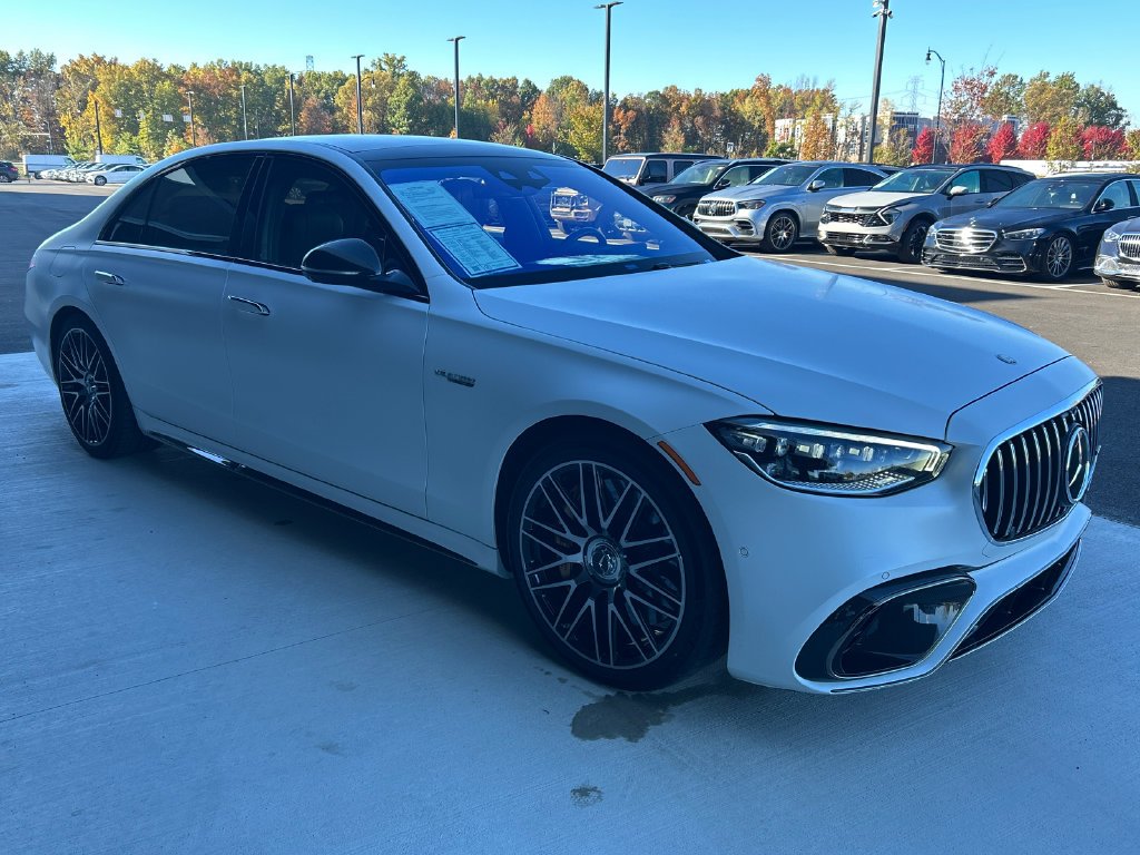 Certified Used 2024 White Mercedes-Benz S 63 E AMG® image 3
