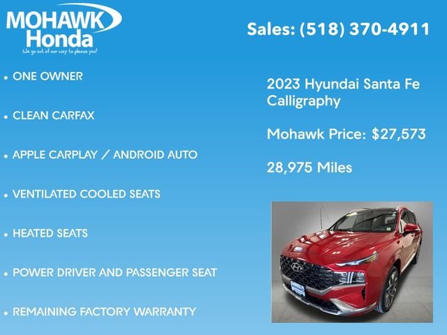Used 2023 Calypso Red Hyundai Calligraphy image 14
