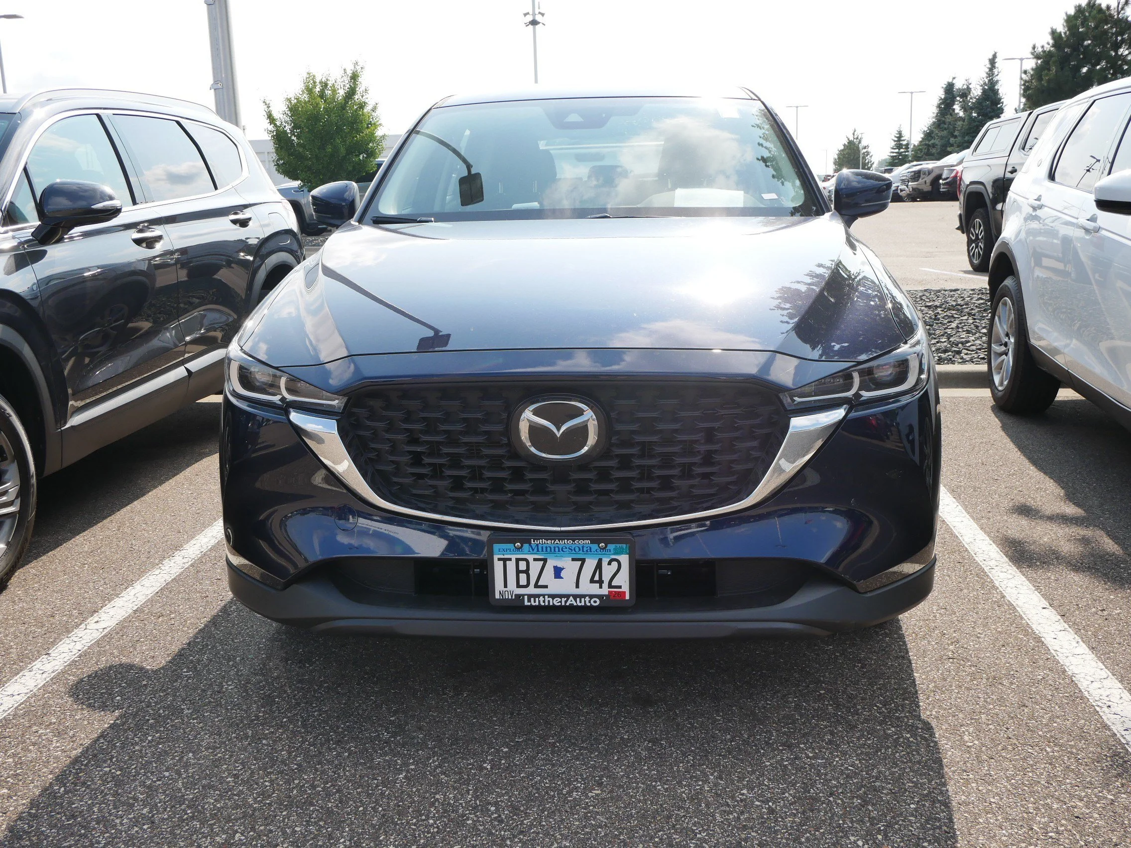 Certified 2025 Mazda CX-5 S with VIN JM3KFBAL9S0779906 for sale in Brooklyn Center, Minnesota