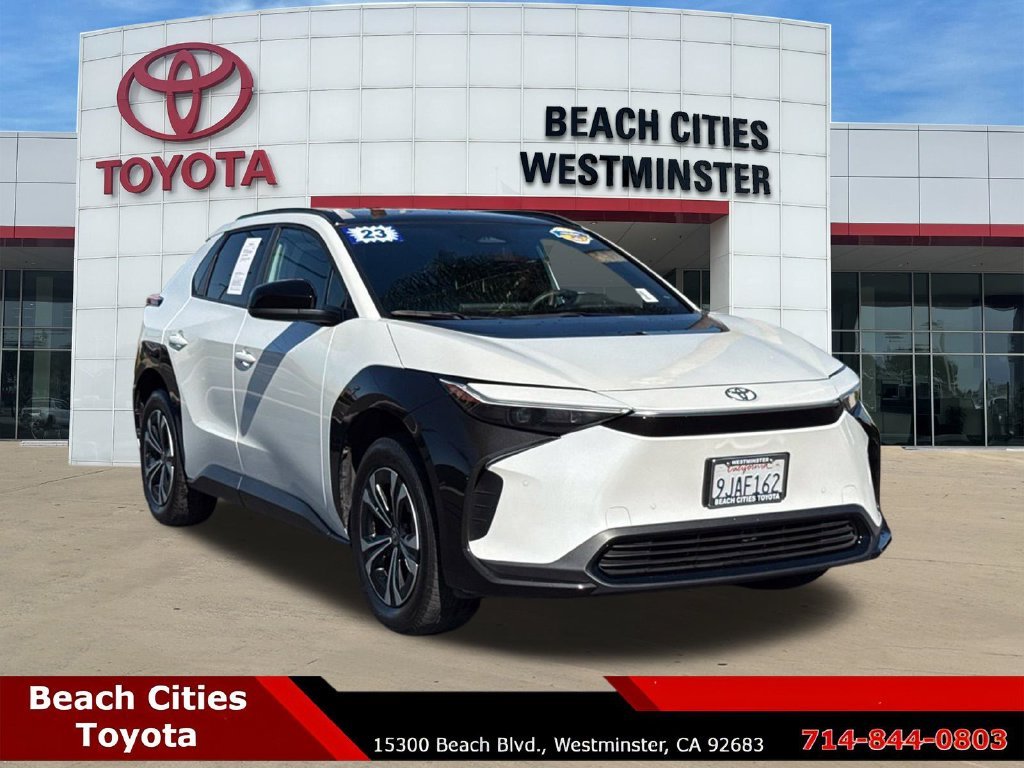 Used 2023 Toyota bZ4X XLE with VIN JTMAAAAA6PA018523 for sale in Westminster, CA