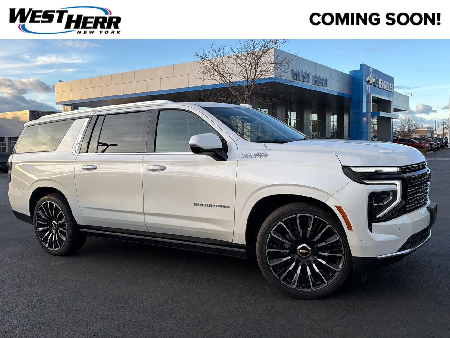 Used 2025 Iridescent Pearl Tricoat Chevrolet High Country image 1