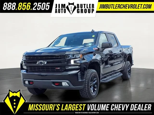 Used 2021 BLACK Chevrolet LT Trail Boss image 1